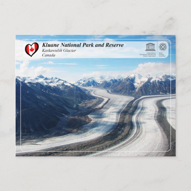 UNESCO WHS - Kluane National Park and Reserve Postcard (Front)