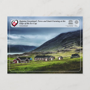 UNESCO WHS - Kujataa Greenland - Inuit Farming Postcard