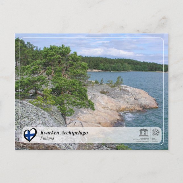 UNESCO WHS - Kvarken Archipelago Postcard (Front)