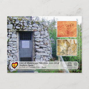 UNESCO WHS - La Peña de Candamo Cave Postcard