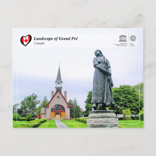 UNESCO WHS - Landscape of Grand Pré Postcard (Front)