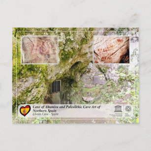 UNESCO WHS - Llonín Cave / Cueva de Llonín Postcard