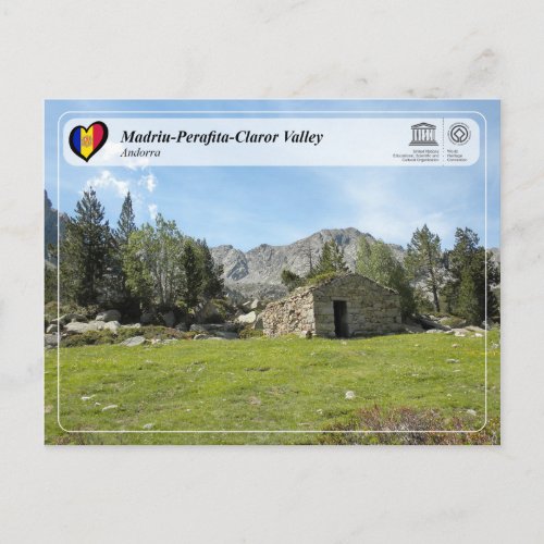 UNESCO WHS _ Madriu_Perafita_Claror Valley Postcard