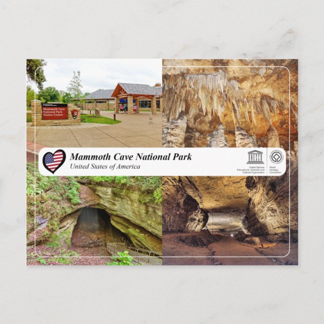 UNESCO WHS - Mammoth Cave National Park Postcard (Front)