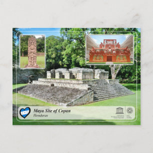 UNESCO WHS - Maya Site of Copan Postcard