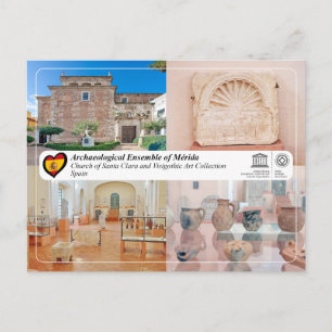 UNESCO WHS - Mérida - Church of Santa Clara Postcard