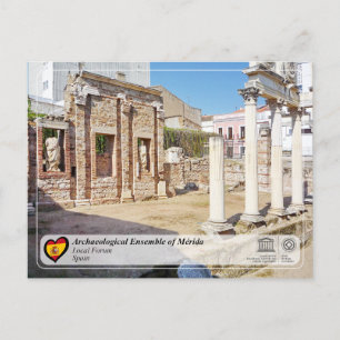 UNESCO WHS - Mérida - Roman Municipal Forum Postcard