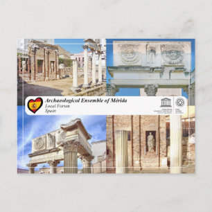 UNESCO WHS - Mérida - Roman Municipal Forum Postcard