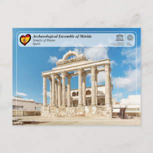 UNESCO WHS - Mérida - Temple of Diana Postcard
