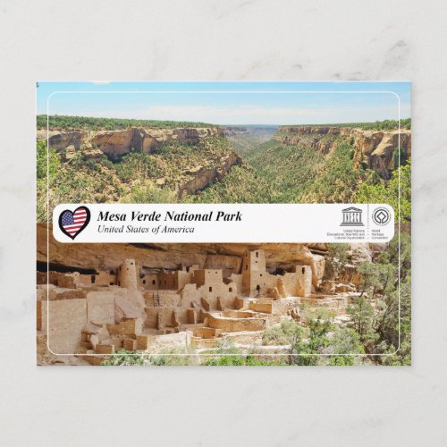 UNESCO WHS _ Mesa Verde National Park Postcard