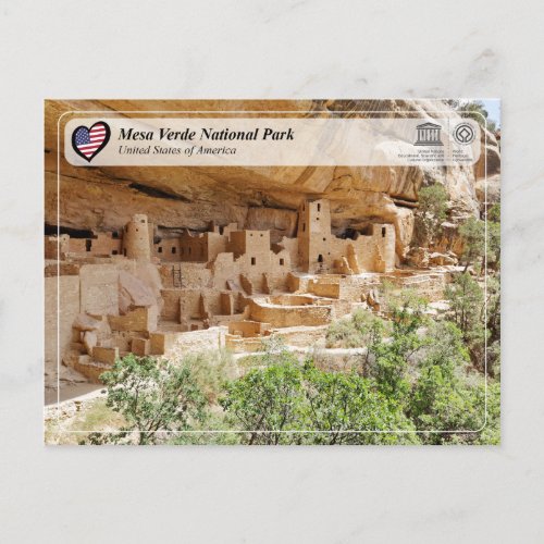 UNESCO WHS _ Mesa Verde National Park Postcard