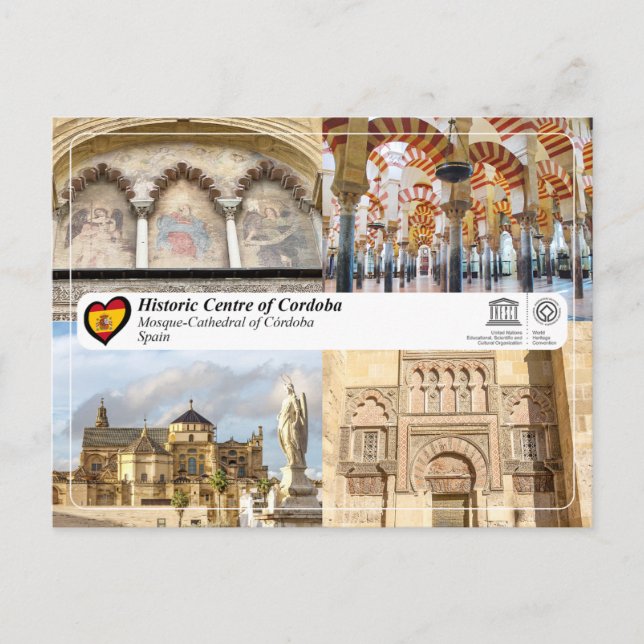 UNESCO WHS - Mezquita-catedral de Córdoba Postcard (Front)