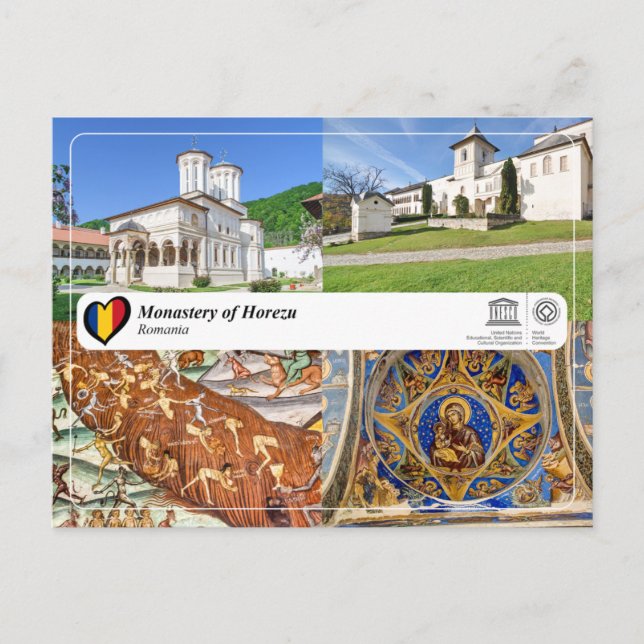 UNESCO WHS - Monastery of Horezu Postcard (Front)