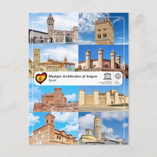 UNESCO WHS _ Mudejar Architecture of Aragon Postcard