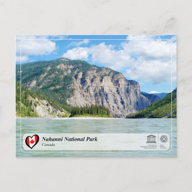 UNESCO WHS - Nahanni National Park Postcard (Front)