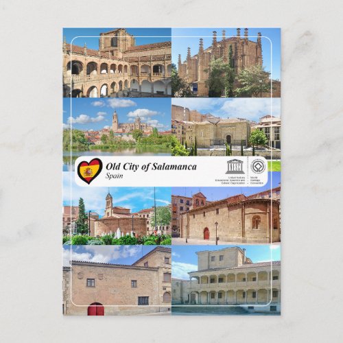 UNESCO WHS - Old City of Salamanca Postcard