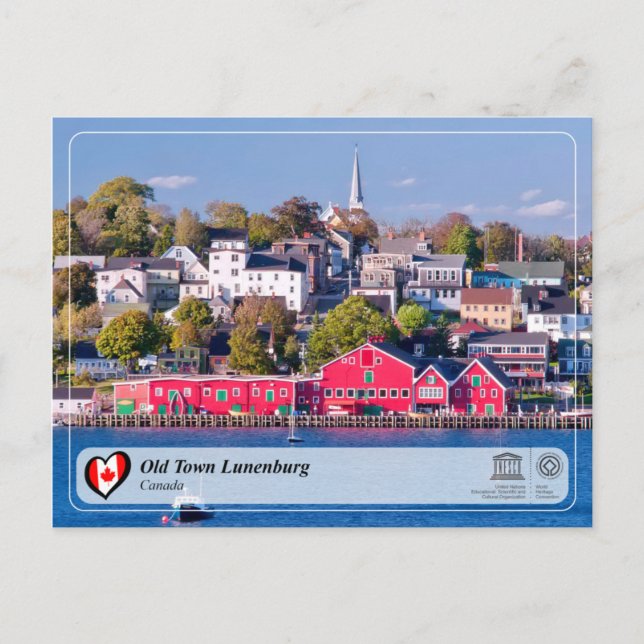 UNESCO WHS - Old Town Lunenburg Postcard (Front)