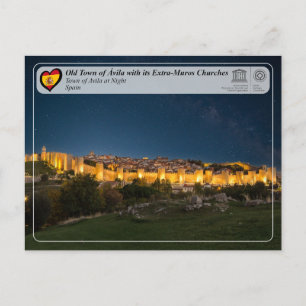 UNESCO WHS - Old Town of Ávila and its walls Postcard