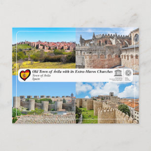 UNESCO WHS - Old Town of Ávila and its walls Postcard