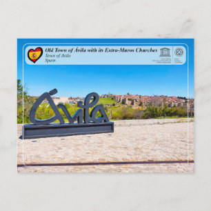 UNESCO WHS - Old Town of Ávila and its walls Postcard