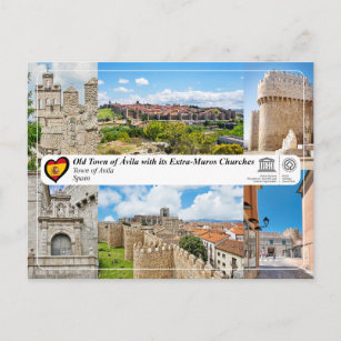 UNESCO WHS - Old Town of Ávila and its walls Postcard