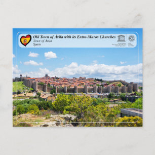 UNESCO WHS - Old Town of Ávila and its walls Postcard