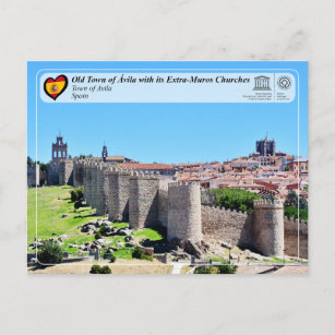 UNESCO WHS - Old Town of Ávila and its walls Postcard