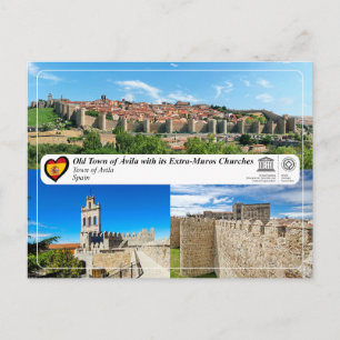 UNESCO WHS - Old Town of Ávila and its walls Postcard