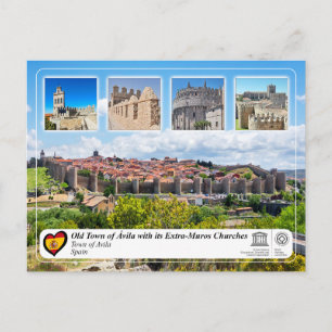 UNESCO WHS - Old Town of Ávila and its walls Postcard