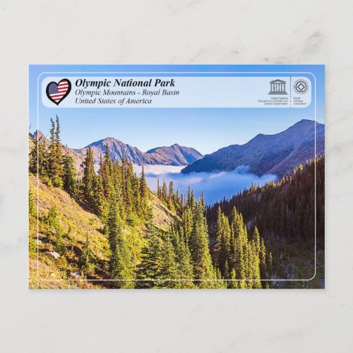 UNESCO WHS _ Olympic National Park _ Royal Basin Postcard