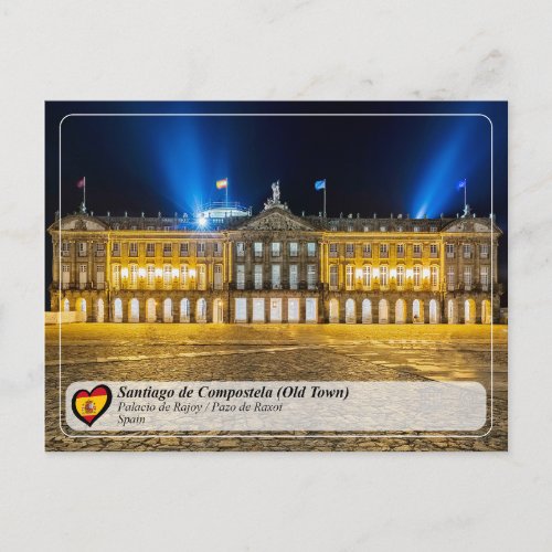 UNESCO WHS _ Palacio de Rajoy  Pazo de Raxoi Postcard