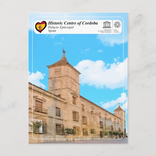 UNESCO WHS _ Palacio Episcopal de Crdoba Postcard