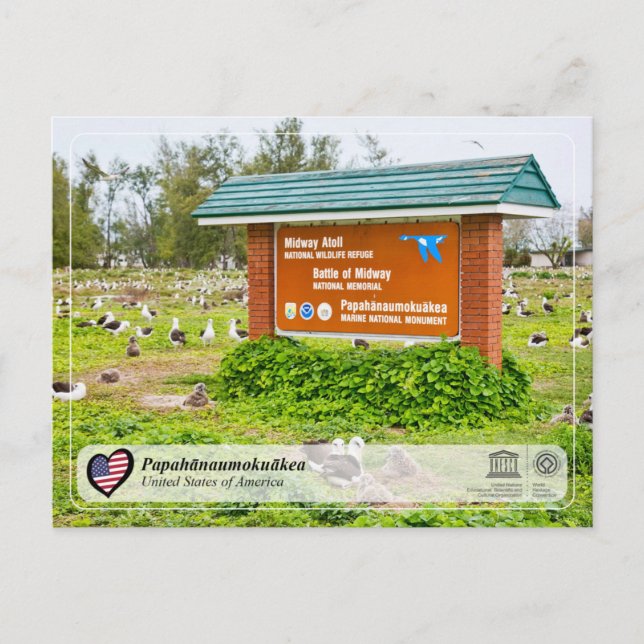 UNESCO WHS - Papahānaumokuākea Postcard (Front)