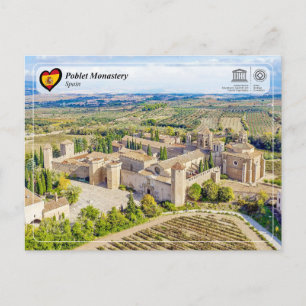UNESCO WHS - Poblet Monastery Postcard