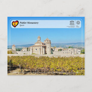 UNESCO WHS - Poblet Monastery Postcard