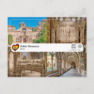 UNESCO WHS - Poblet Monastery Postcard
