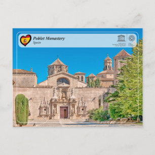 UNESCO WHS - Poblet Monastery Postcard