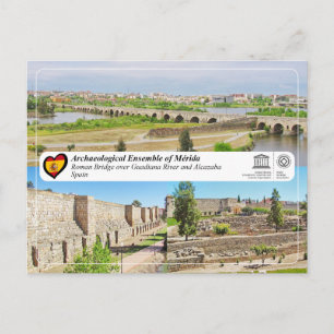 UNESCO WHS - Puente Romano and Alcazaba of Mérida Postcard