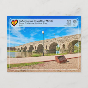 UNESCO WHS - Puente romano de Mérida Postcard