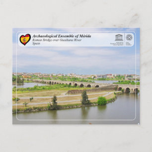 UNESCO WHS - Puente romano de Mérida Postcard