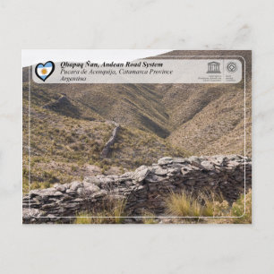 UNESCO WHS - Qhapaq Ñan, Andean Road System Postcard