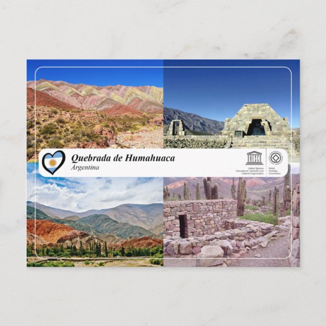 UNESCO WHS - Quebrada de Humahuaca Postcard (Front)