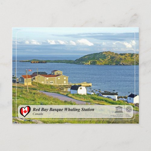 UNESCO WHS _ Red Bay Basque Whaling Station Postcard