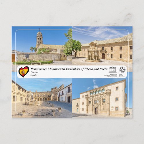 UNESCO WHS - Renaissance Ensembles of Baeza Postcard