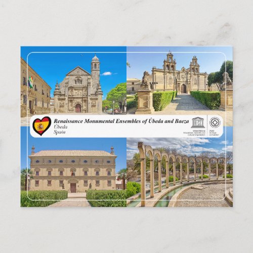 UNESCO WHS - Renaissance Ensembles of Úbeda Postcard