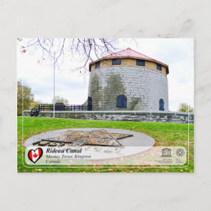UNESCO WHS - Rideau Canal - Murney Tower, Kingston Postcard