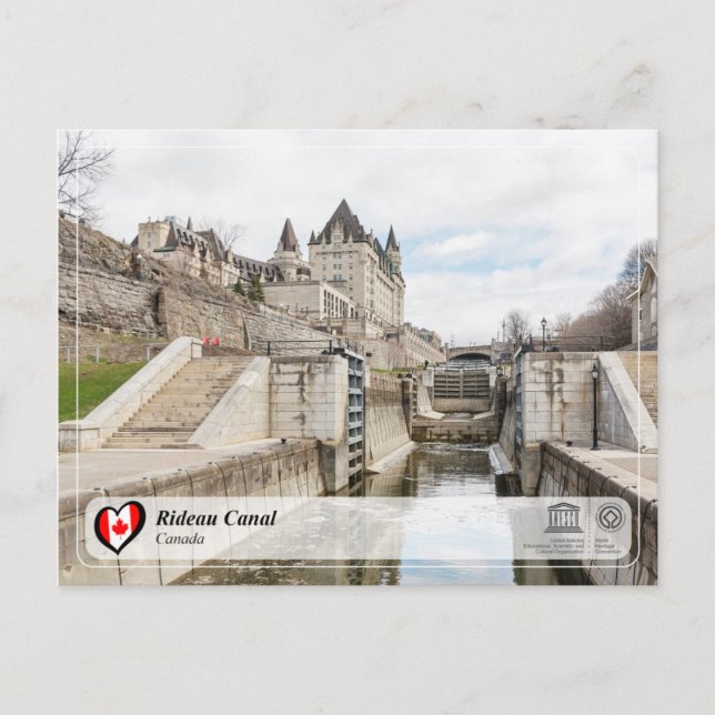 UNESCO WHS - Rideau Canal Postcard (Front)