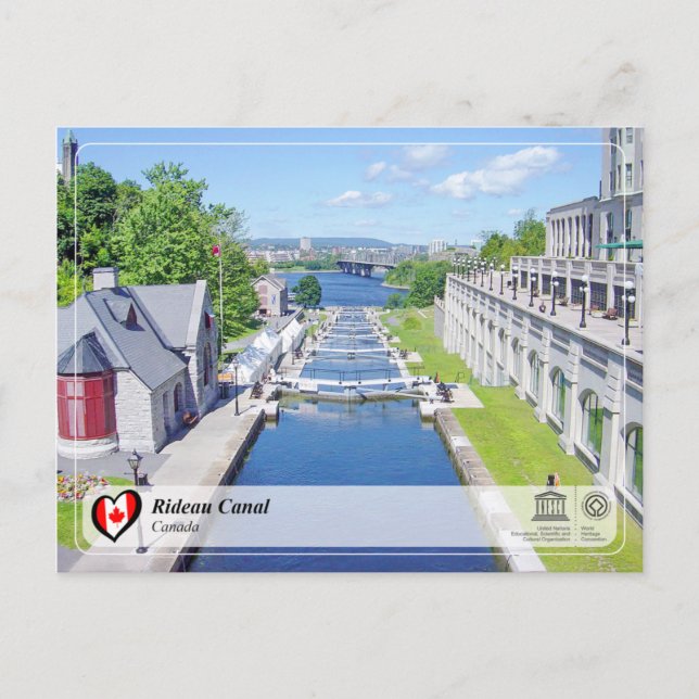 UNESCO WHS - Rideau Canal Postcard (Front)