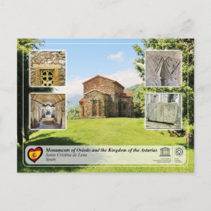 UNESCO WHS - Santa Cristina de Lena Postcard