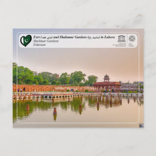 UNESCO WHS - Shalamar Gardens - شالامار باغ Postcard